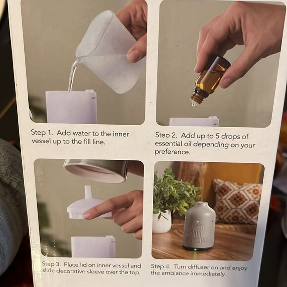 NEW HUNTINGTON HOME COOL MIST ULTRASONIC DIFFUSER - Picture 3 of 4